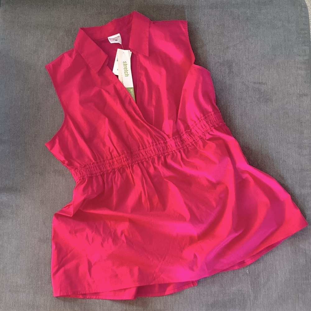 Pink maternity tank